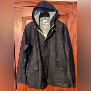 Like New Men’s Norse Projects Elka Rain Jacket Navy Size XL